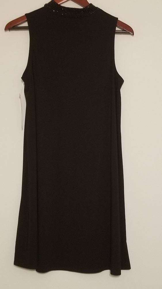 Tiana B. Black high neck dress sz 8 NWT